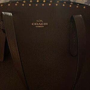 Coach Brown Leather Tote